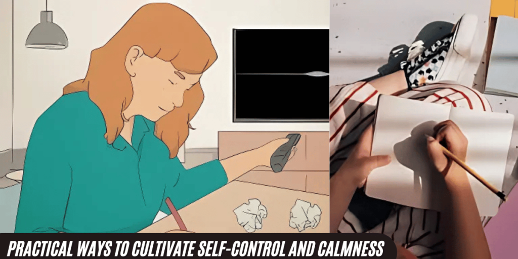 This image showing a Practical Ways to Cultivate Self-Control and Calmness