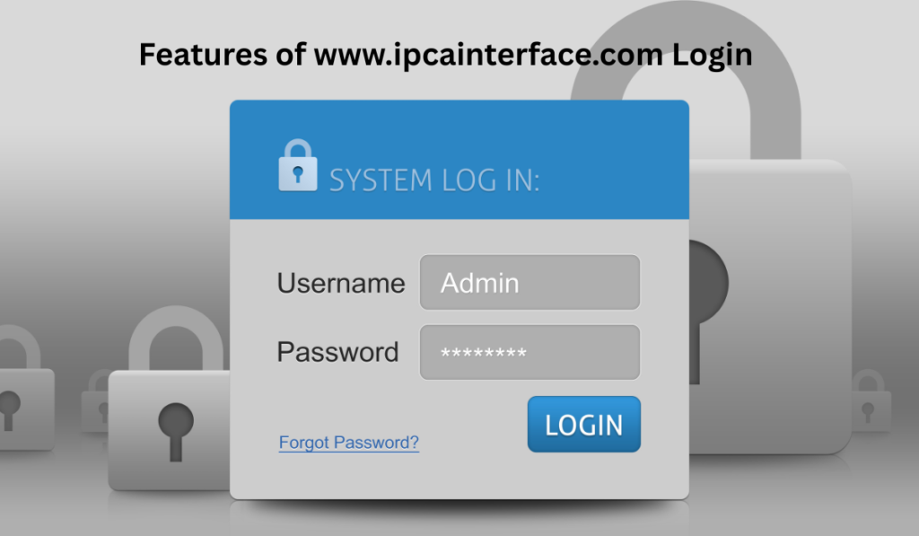 www.ipcainterface.com Login